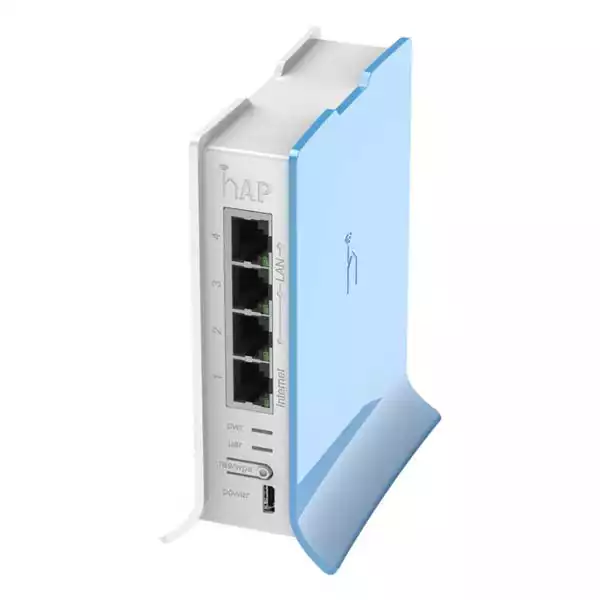 MikroTik RB941-2nD-TC hAP lite WiFi 2.4GHz ruter 300Mb/s 802.11n MIMO sa 4x10/100Mb/s LAN/WAN
