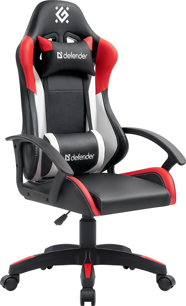 Dečija gaming stolica Defender Crater/eko koza/do 100kg/crno crvena