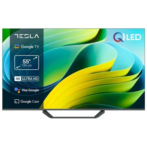 SMART QLED TV 55 Tesla Q55E655GUS 3840x2160/UHD/4K/DVB-T/T2/C/S/S2/GoogleTV