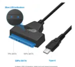 Napojni kabl USB C na Sata 22 pin NKC-K022