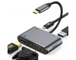 Adapter-konverter USB Tip C 3.1 na HDMI/VGA/3.0 USB/Tip C