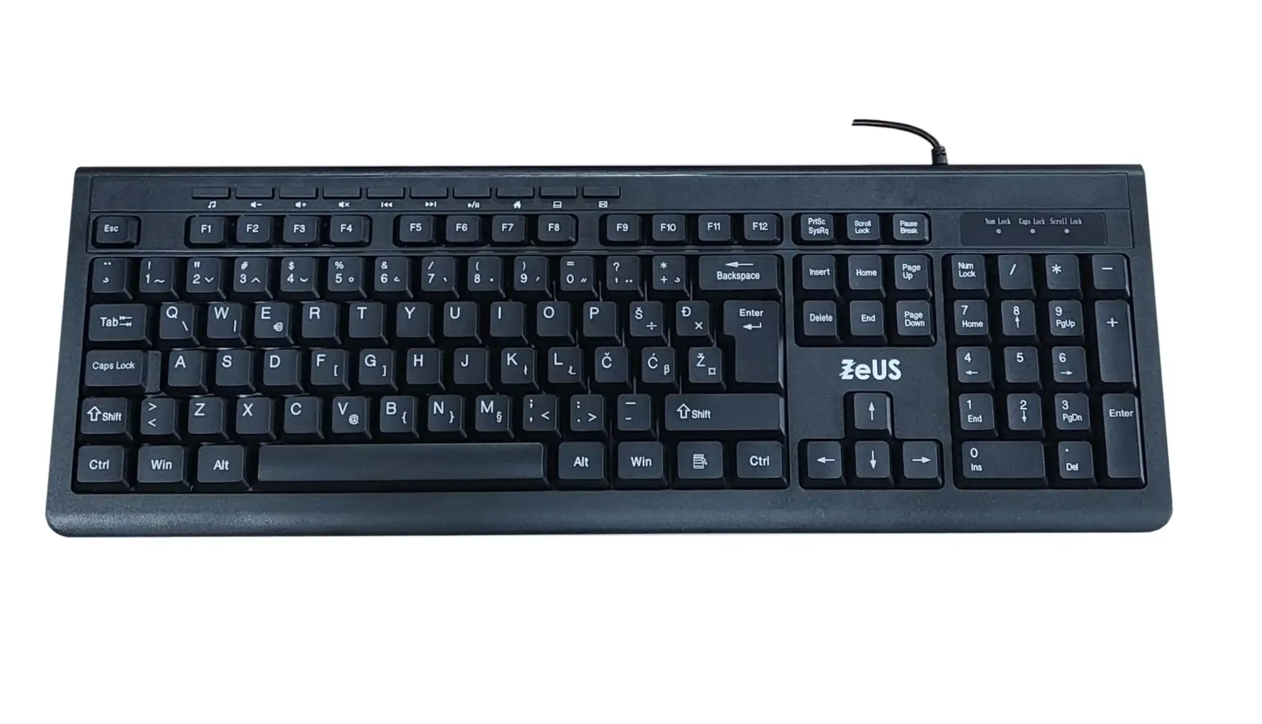 Žičane tastature – Tastatura Zeus Z210 Srb Tastatura Zeus Z210 Srb