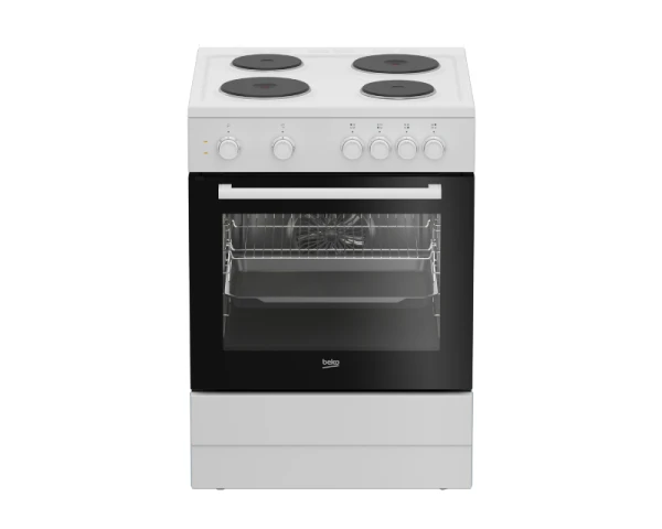 Električni šporet Beko FBE66000WD širina 60cm/ventilator/4x strujna ringla