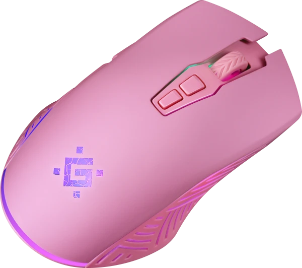 GAMING MIŠEVI – Bežični miš Defender Pandora GM-502/ 3200dpi pink Bežični miš Defender Pandora GM-502/ 3200dpi pink