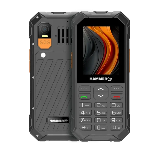Mobilni telefon Hammer 6 LTE Black IP68 & IP69K