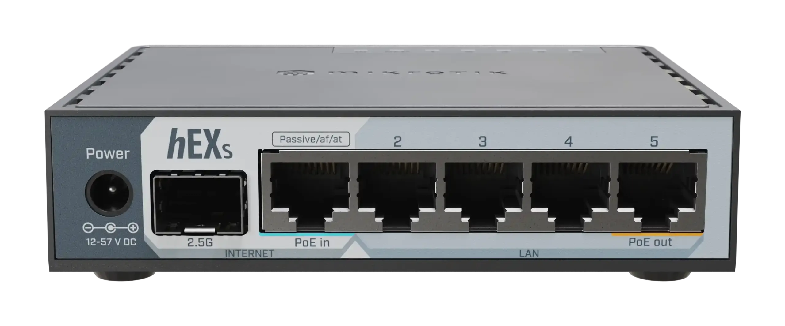 MikroTik E60iUGS hEX S ruter sa 5 x GB LAN/1 x WAN/2.5GbE SFP + USB3.0