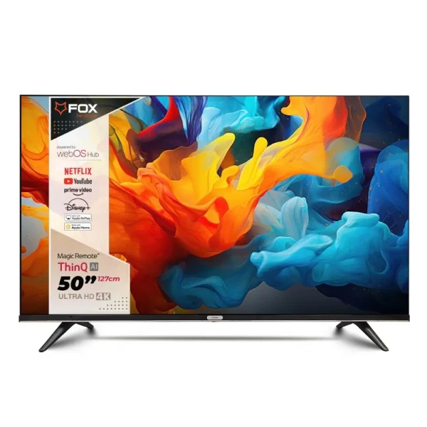 Smart LED TV 50 FOX 50WOS626D 3840x2160/4K/DVB-T2/Bluetooth/WiFi/Magic Remote/Frameless/webOS