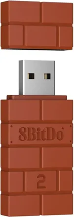 Univerzalni gamepad adapter 8BitDo USB Wireless Adapter 2 PC/PS/Mac/Xbox/Switch/Android brick