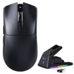 Bežični gaming miš Attack Shark X1 PAW3395PRO/40000 DPI/Omron Switches/TriMode/Black + Charging Dock