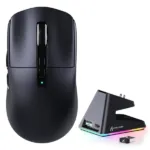 Bežični gaming miš Attack Shark X6 PAW3395/26000 DPI/Superlight/TriMode/Black + Charging Dock