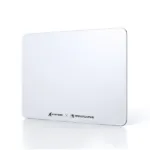 Staklena gaming podloga Attack Shark 450x400mm/Ultra-low friction/9H Kaljeno staklo/Non-slip/White