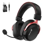 Bežične gaming slušalice Attack Shark L30PRO 50mm/7.1 Surround/TriMode/Aluminium/1100mAh/Black red