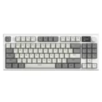 Bežična gaming tastatura Attack Shark K86 Mehanička/TriMode/TFT Screen/Media Control/Retro Gray