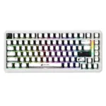 Bežična gaming tastatura Attack Shark X82 Pro HE Magnetic Switches/RT/SnapTap/DKS/MT/TGL/Comic White