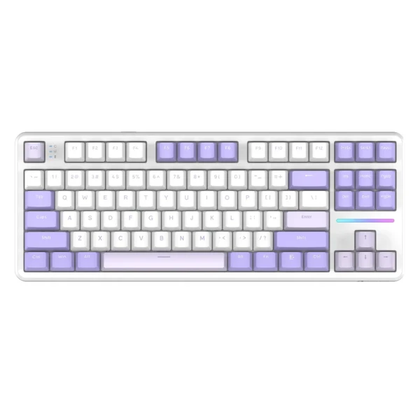 Bežična gaming tastatura Attack Shark X87 Mehanička/TriMode/4000mAh/Hot Swap/Twilight