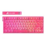 Gaming tastatura Attack Shark R82HE Magnetic Switches/8KHz/RT/Snap Tap/DKS/MT/TGL/Pink Countur