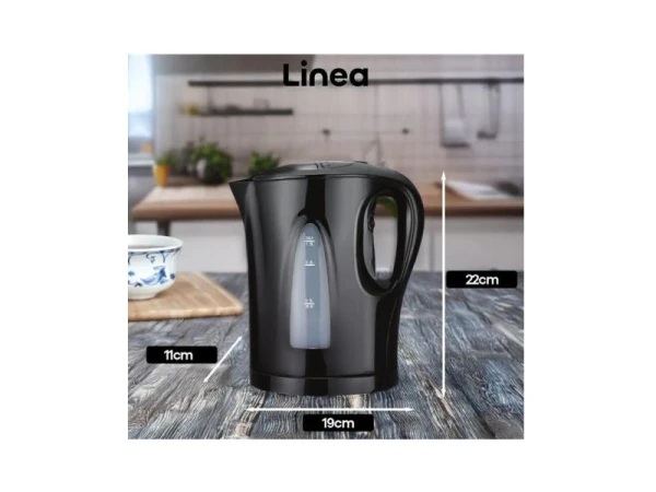 Kuvalo za vodu Linea LKE 0676/1L/1000-1200 W/crna