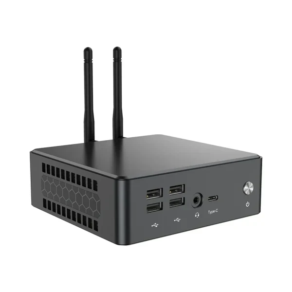 Mini PC Zeus MPI12 Intel i7-1255U 10C 4.7 GHz/DDR4 16GB/M.2 512GB/LAN/Dual WiFi/BT/HDMI/DP/Tip C