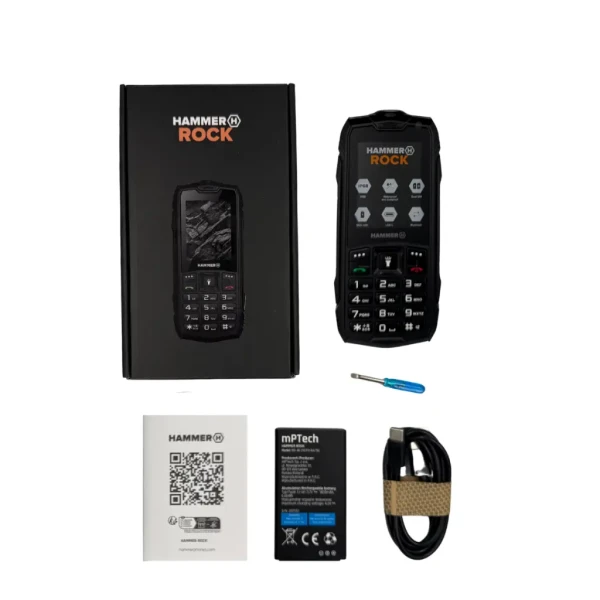 Mobilni telefon Hammer ROCK Black IP68