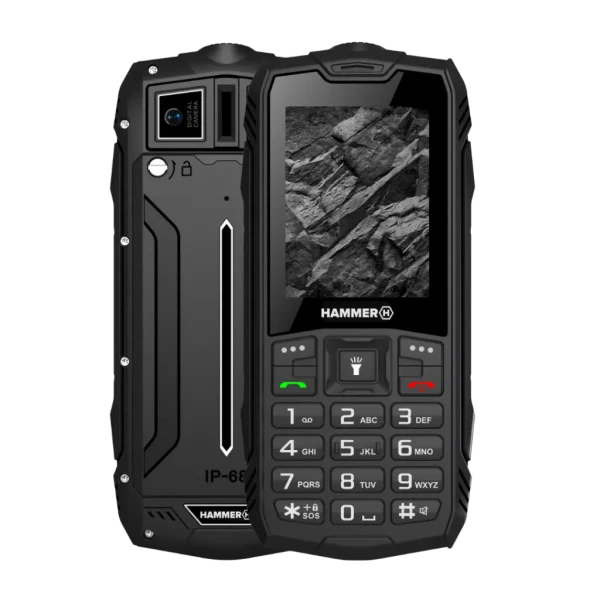 Mobilni telefon Hammer ROCK Black IP68